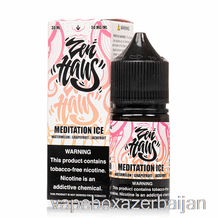 Vape Smoke Meditation ICE - Zen Haus SALTS - 30mL 30mg